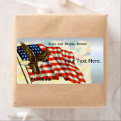 Amerikaanse Freedom Eagle 4 juli 1776 Etiket (Insitu)