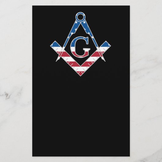 Amerikaanse Freemasonic-symbool Flyer (Voorkant)