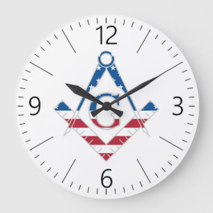 Amerikaanse Freemasonic-symbool Grote Klok