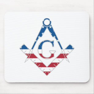Amerikaanse Freemasonic-symbool Muismat