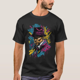 Amerikaanse Gangster vintage Klassieke Mafia Stijl T-shirt