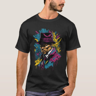 Amerikaanse Gangster vintage Klassieke Mafia Stijl T-shirt