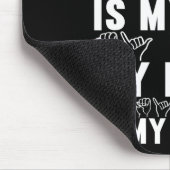 Amerikaanse gebarentaal Doof Bewustzijn 21 Muismat (Hoek)