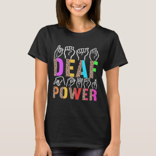 Amerikaanse Gebarentaal Dove bewustwording 3 T-shirt
