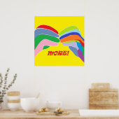 Amerikaanse gebarentaal meer poster (Keuken)