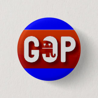 Amerikaanse Geboren Republiek GOP Republikeinse Ol Ronde Button 3,2 Cm