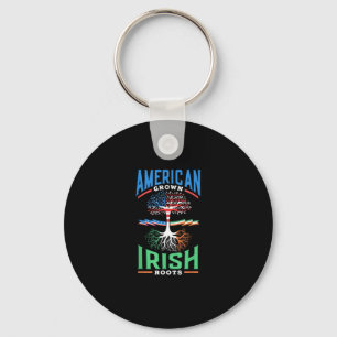 Amerikaanse gekweekte Ierse wortels St. Patrick's Sleutelhanger