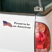Amerikaanse Gem-Bumpersticker Bumpersticker (Op Truck)