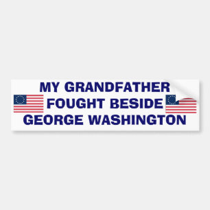 AMERIKAANSE GESCHIEDENIS BUMPERSTICKER