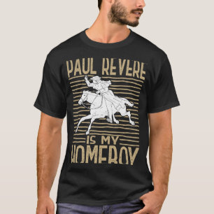 Amerikaanse geschiedenis Paul Revere T-shirt