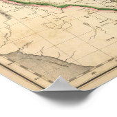 Amerikaanse geschiedeniskaart poster (Hoek)