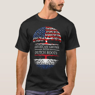 Amerikaanse geteeld met Nederlandse wortels USA Fl T-shirt