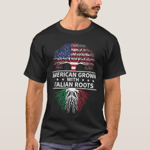 Amerikaanse geteelde Italiaanse wortels Italië T-shirt