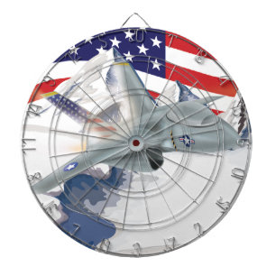 Amerikaanse gevechtsjager dartbord