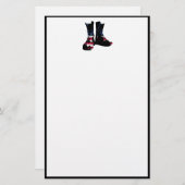 Amerikaanse gevechtsschoenen briefpapier (Voorkant / Achterkant)