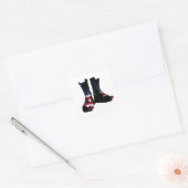 Amerikaanse gevechtsschoenen vierkante sticker (Envelop)