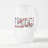 Amerikaanse Glass Mok (Voorkant rechts)