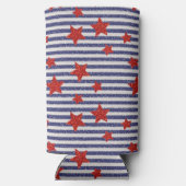 Amerikaanse glitter sterren & strepen (Achterkant)