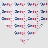 Amerikaanse golfgolfer tissuepapier (Detail)