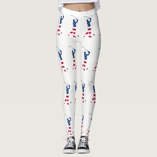 Amerikaanse golflengte leggings (Voorkant)