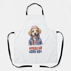 Amerikaanse GoodBoy Dog US Jacket 4 juli Schort