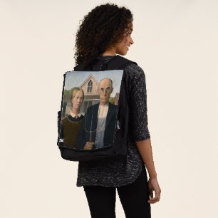 Amerikaanse Gothic: Landelijk leven Arme plattelan Rugtassen