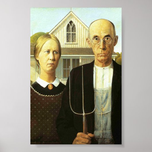 Amerikaanse Gothic (Perfect Quality) Poster (Voorkant)