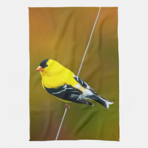Amerikaanse Goudvink - Originele Foto Theedoek