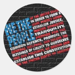 Amerikaanse graffiti ronde sticker