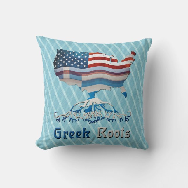 Amerikaanse Griekse rots Throw Cushions Kussen (Voorkant)