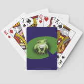 Amerikaanse Groene Boomkikker Waterlelieblad Pokerkaarten (Achterkant)