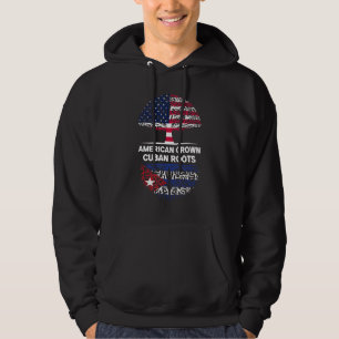 Amerikaanse Groene Cubaanse roet VS Cuba Ancestry Hoodie