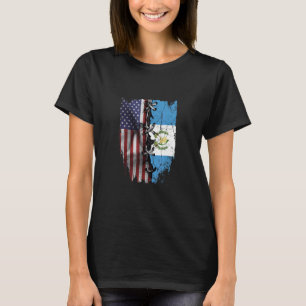 Amerikaanse Groene Guatemalaanse Roots Verenigde S T-shirt