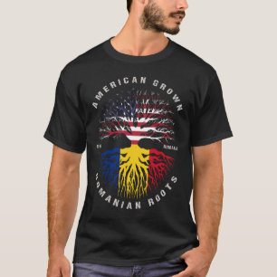 Amerikaanse Groenen Roemenië vlag T-shirt