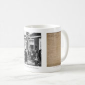 "Amerikaanse grondwet - eerste wijziging" mok (Voorkant rechts)