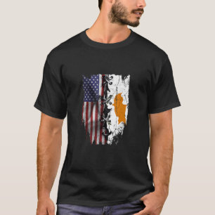 Amerikaanse Groot-Cypriotische Roots Verenigde Sta T-shirt
