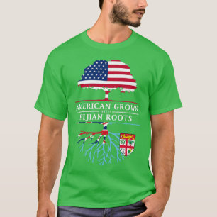 Amerikaanse Groot met Fijian Roots Fiji T-shirt