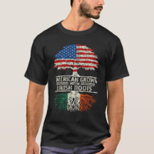 Amerikaanse Groot met Irish Roots Ireland Flag