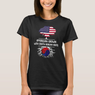 Amerikaanse Groot Zuid-Koreaanse wortels Zuid-Kore T-shirt