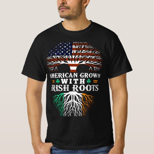 Amerikaanse Grown Irish Roots T-shirt (Voorkant)