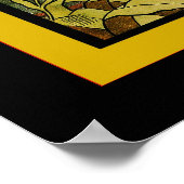 Amerikaanse halsfietsen~ Adverteren Poster (Hoek)