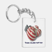 Amerikaanse handschoenen sleutelhanger (Voorkant Links)