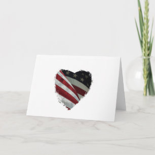 Amerikaanse Hart Vlag Kaart