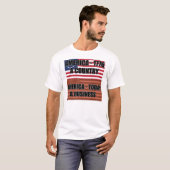 Amerikaanse hebzucht t-shirt (Voorkant volledig)