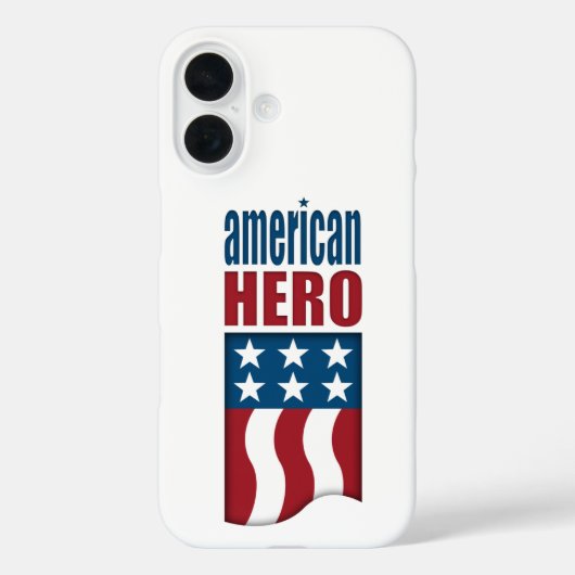 Amerikaanse held militaire veteranen Case-Mate iPhone case (Achterkant)