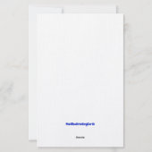 Amerikaanse held Schnauzer Stationery Briefpapier (Achterkant)