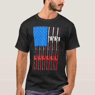 Amerikaanse hengels Visser Haspel Staaf En Ho T-shirt