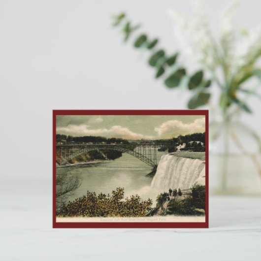 Amerikaanse Herfsten, Goat Island, Niagara Herfste Briefkaart (Staand voorkant)