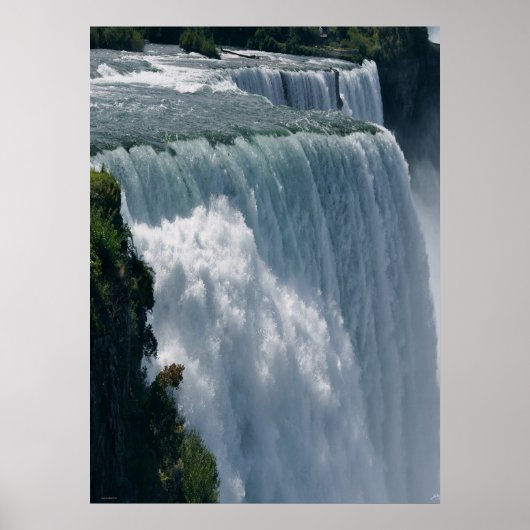 Amerikaanse Herfsten op Niagara Herfsten Foto Post Poster (Voorkant)