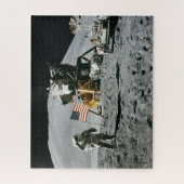 Amerikaanse historische Apollo Moon Landing Legpuzzel (Verticaal)